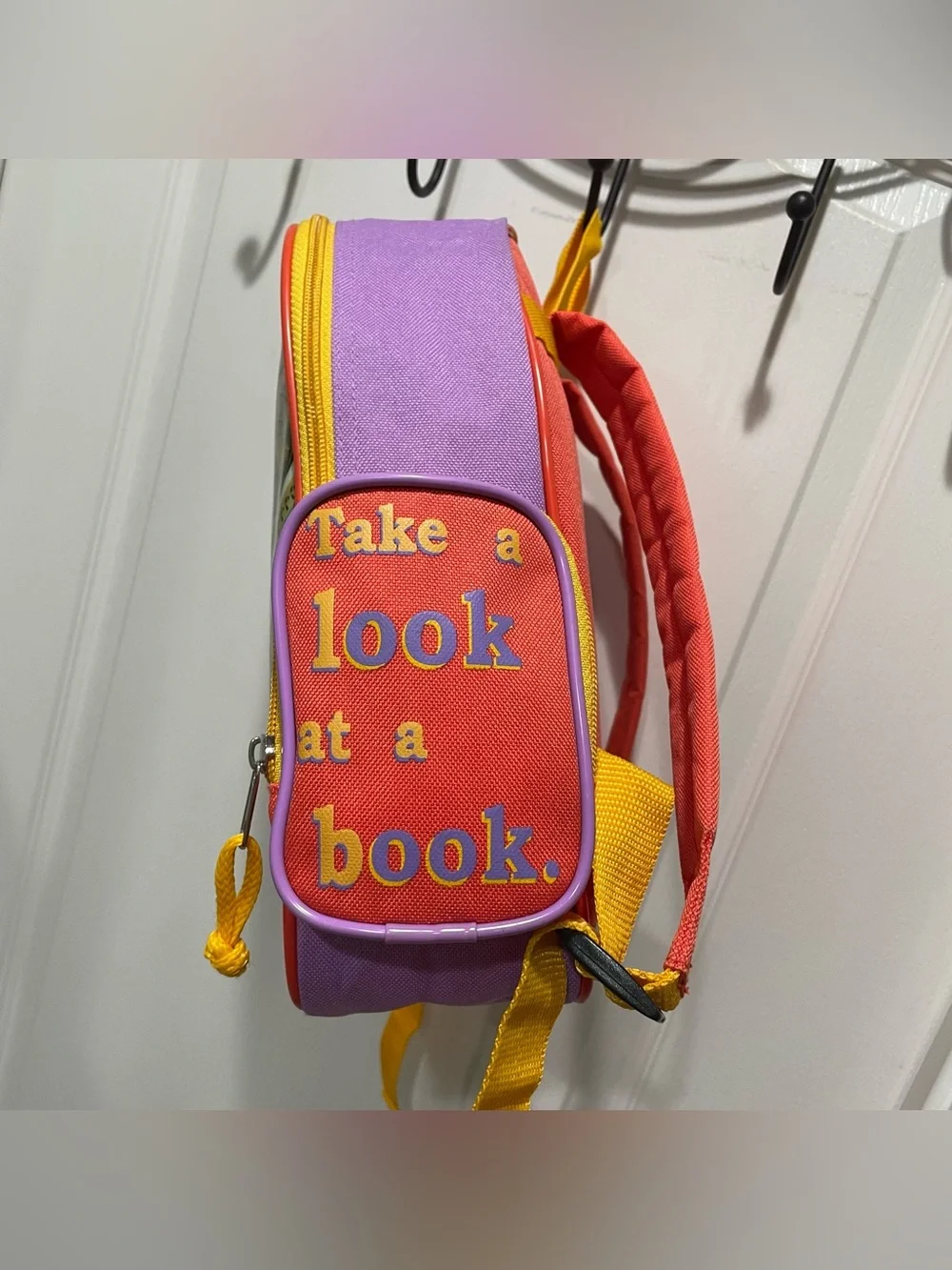 RARE Between The Lions Kid Backpack 2001 12x8.5